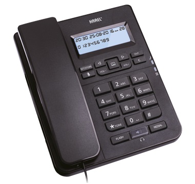 Karel TM145 Ekranlı Masaüstü Kablolu Analog Telefon Makinası